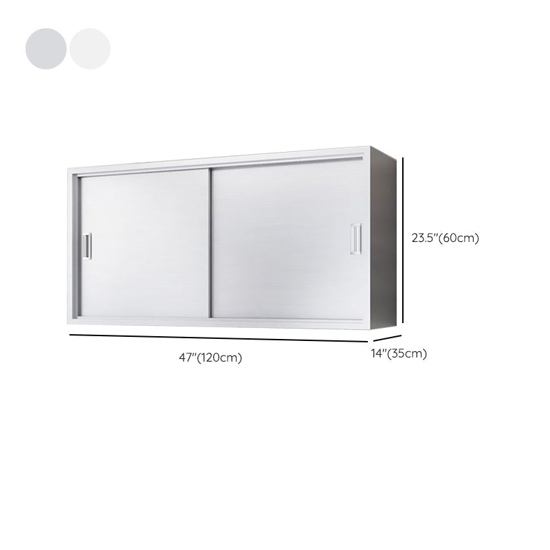 Contemporary Display Stand Stainless Steel Hutch Cabinet for Dining Room Clearhalo 'Display & China Cabinets' 'display_china_cabinets' 'furn' 'furn_display_china_cabinets' 'Furniture' 'Kitchen & Dining Furniture' 7478418