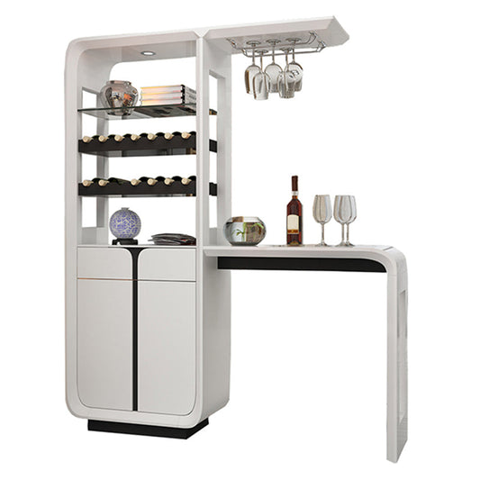 Modern Rectangle Wood Counter Table 2/3 Pieces Bar Table Set for Living Room