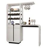 Modern Rectangle Wood Counter Table 2/3 Pieces Bar Table Set for Living Room