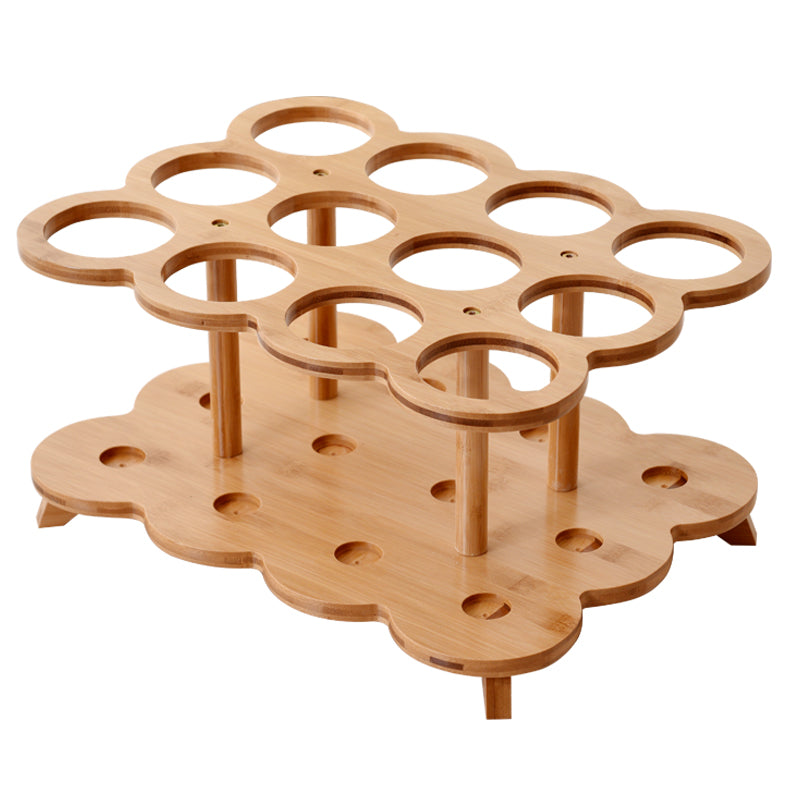 Modern Tabletop Wine Bottle Rack Wooden Wine Bottle Rack for Home Clearhalo 'furn' 'furn_wine_racks' 'Furniture' 'Kitchen & Dining Furniture' 'Wine Racks' 'wine_racks' 7485039