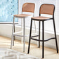 Plastic Matte Finish Bar Chairs for Home Modern Indoor Bar Stools