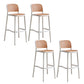 Plastic Matte Finish Bar Chairs for Home Modern Indoor Bar Stools