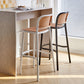 Plastic Matte Finish Bar Chairs for Home Modern Indoor Bar Stools