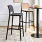 Plastic Matte Finish Bar Chairs for Home Modern Indoor Bar Stools