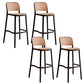 Plastic Matte Finish Bar Chairs for Home Modern Indoor Bar Stools