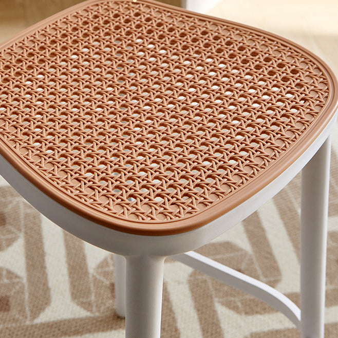 Plastic Matte Finish Bar Chairs for Home Modern Indoor Bar Stools Clearhalo 'Bar Furniture' 'Bar Stools' 'bar_stools' 'furn' 'furn_bar_stools' 'Furniture' 'Kitchen & Dining Furniture' 7485180