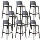 Plastic Matte Finish Bar Chairs for Home Modern Indoor Bar Stools