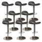 Contemporary Metal Legs Bar Stools Faux Leather Counter Chair Dark Gray 8 Piece Set Clearhalo 'Bar Furniture' 'Bar Stools' 'bar_stools' 'furn' 'furn_bar_stools' 'Furniture' 'Kitchen & Dining Furniture' 7485205