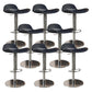 Contemporary Metal Legs Bar Stools Faux Leather Counter Chair Blue 8 Piece Set Clearhalo 'Bar Furniture' 'Bar Stools' 'bar_stools' 'furn' 'furn_bar_stools' 'Furniture' 'Kitchen & Dining Furniture' 7485215