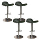 Contemporary Metal Legs Bar Stools Faux Leather Counter Chair Green 4 Piece Set Clearhalo 'Bar Furniture' 'Bar Stools' 'bar_stools' 'furn' 'furn_bar_stools' 'Furniture' 'Kitchen & Dining Furniture' 7485218