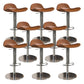 Contemporary Metal Legs Bar Stools Faux Leather Counter Chair Orange 8 Piece Set Clearhalo 'Bar Furniture' 'Bar Stools' 'bar_stools' 'furn' 'furn_bar_stools' 'Furniture' 'Kitchen & Dining Furniture' 7485224