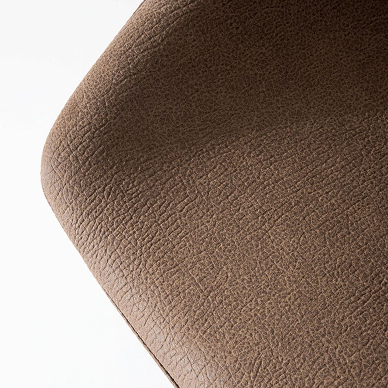 Sgabello da bar imbottito da bar per interni contemporanei con base in metallo