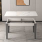 4 Legs Dining Table Rectangle Dining Table for Kitchen Dining Room