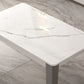 4 Legs Dining Table Rectangle Dining Table for Kitchen Dining Room
