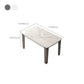 4 Legs Dining Table Rectangle Dining Table for Kitchen Dining Room