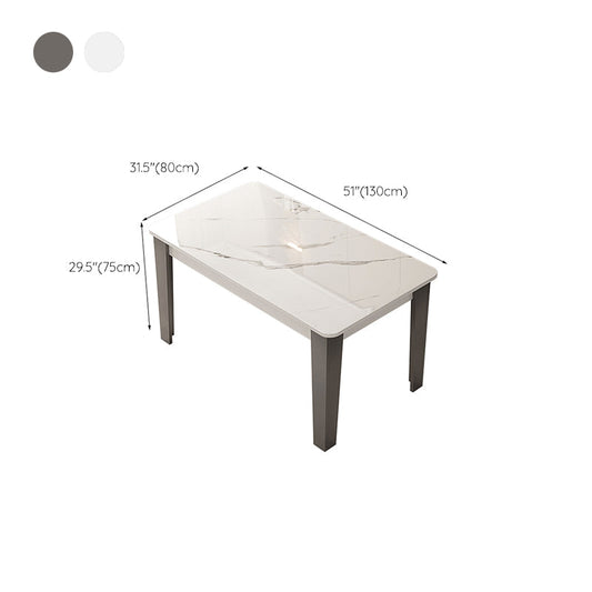 4 Beine Esstisch Rechteck Esstisch für die Küche Esszimmer