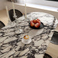 Oval Industrial Dinner Room Kitchen Table Double Pedestal Dining Table Clearhalo 'Dining Tables & Seating' 'Dining Tables' 'dining_table' 'furn' 'furn_dining_table' 'Furniture' 'Kitchen & Dining Furniture' 7485333