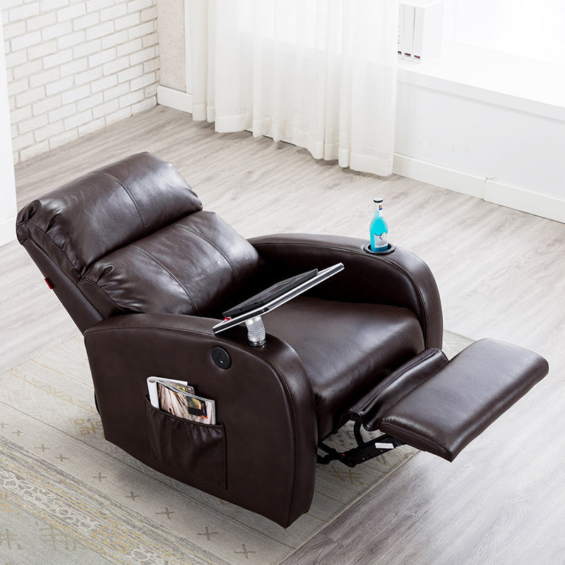 Tasche laterali di poltrona standard contemporanea in metallo a colori solidi interni