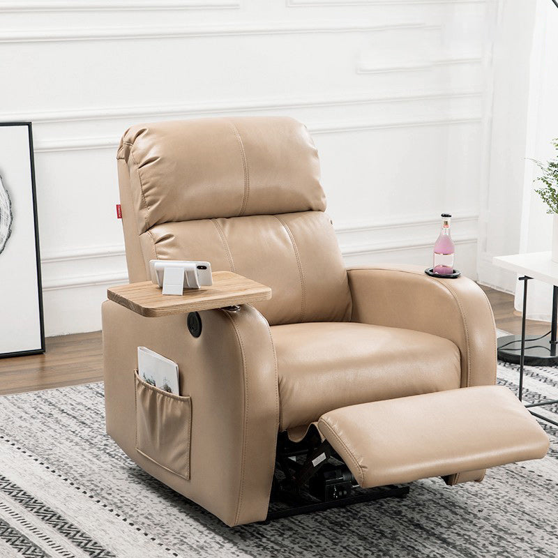 Tasche laterali di poltrona standard contemporanea in metallo a colori solidi interni