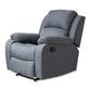 Contemporary Home Theater Recliner Metal Solid Color Arm Reclining Swiveling Clearhalo 'Chairs & Seating' 'furn' 'furn_recliners' 'Furniture' 'Living Room Furniture' 'Recliners' 7485399