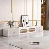 Contemporary TV Console Wood Media Console Enclosed Storage Console with Drawers Clearhalo 'furn' 'furn_tv_stands_entertainment_centers' 'Furniture' 'Living Room Furniture' 'TV Stands & Entertainment Centers' 'TV Stands & Media Storage Furniture' 'tv_stands_entertainment_centers' 7485914