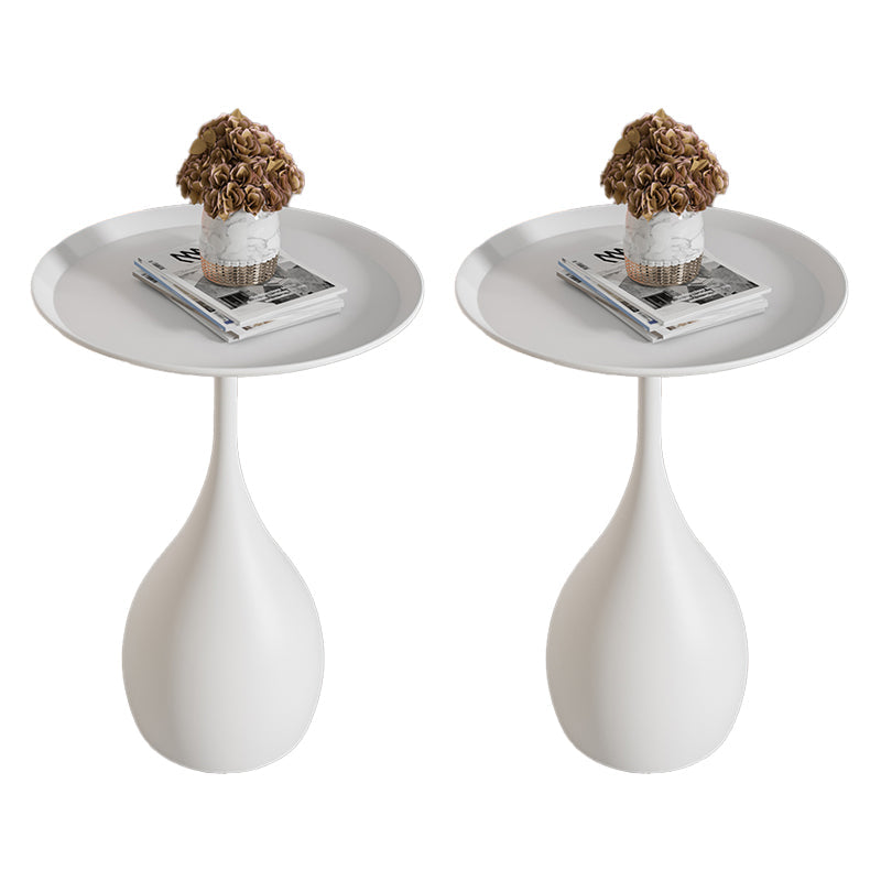 Table de nuit à accent contemporain table de nuit en métal pour chambre à coucher