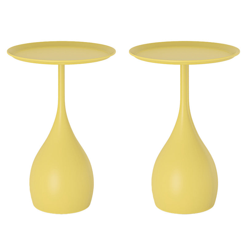 ベッドルーム用のコンテンポラリーアクセントテーブルナイトスタンドメタルナイトテーブル