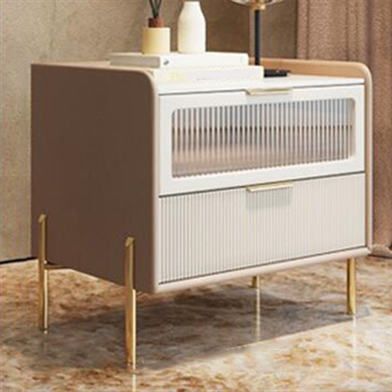 Table table de chevet de table de glamour classique pour chambre à coucher