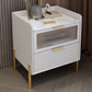 Table table de chevet de table de glamour classique pour chambre à coucher