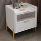 Table table de chevet de table de glamour classique pour chambre à coucher