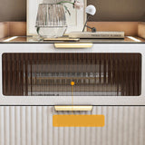 Table table de chevet de table de glamour classique pour chambre à coucher