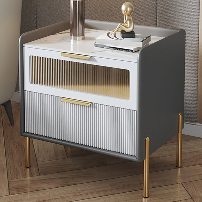 Table table de chevet de table de glamour classique pour chambre à coucher