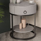 Classic Glam Accent Table Nightstand Stone Nightstand with Drawer Clearhalo 'Bedroom Furniture' 'furn' 'furn_night_stand' 'Furniture' 'night_stand' 'Nightstands' 7486022
