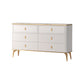 Modern Storage Chest Dresser Horizontal Storage Chest with Drawers 69"L x 14"W x 35"H White Clearhalo 'Bedroom Furniture' 'Dressers & Chests' 'dressers_chests' 'furn' 'furn_dressers_chests' 'Furniture' 7486120