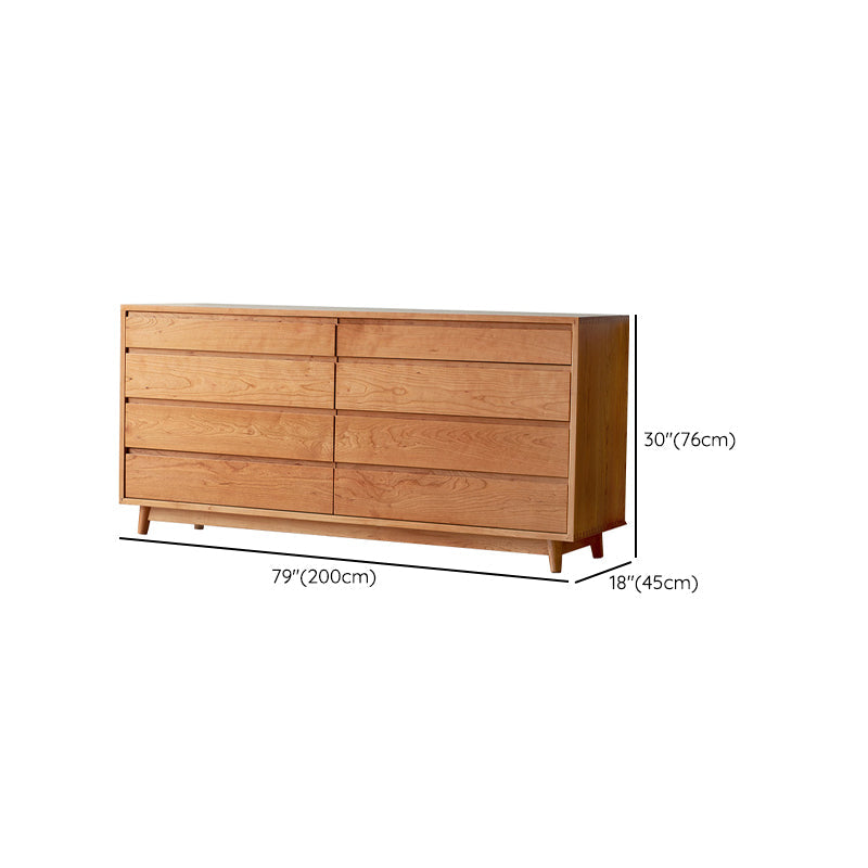 Modern Storage Chest Wooden Storage Chest Dresser with 8 Drawers Clearhalo 'Bedroom Furniture' 'Dressers & Chests' 'dressers_chests' 'furn' 'furn_dressers_chests' 'Furniture' 7486149