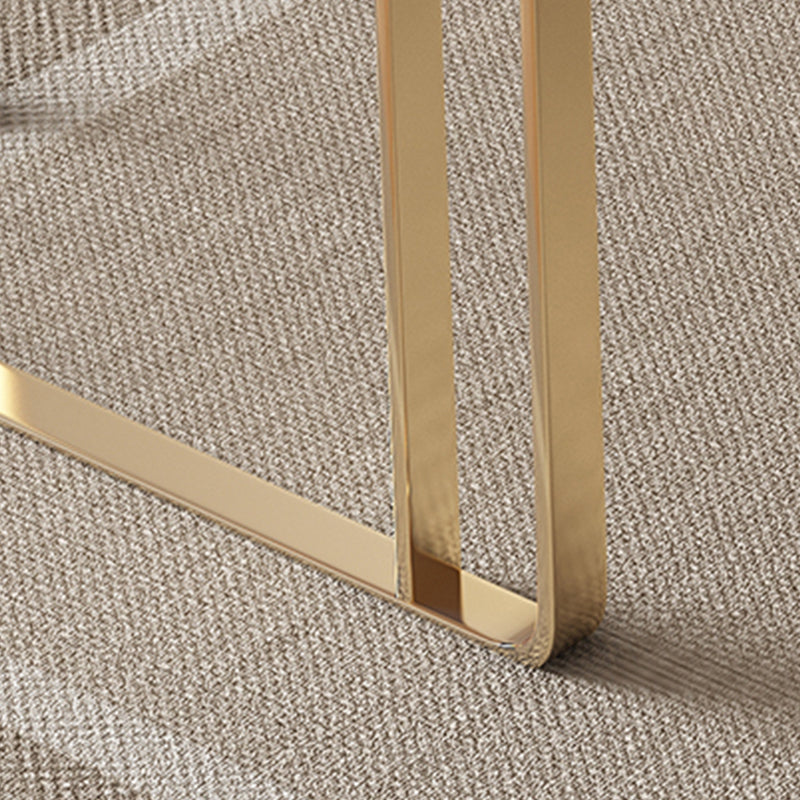 Rettangolo di top scinione da ufficio in pietra rettangolare scrivania in stile glam per ufficio