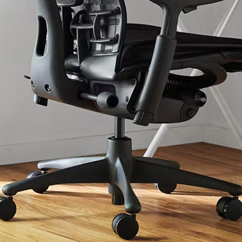 Modern Removable Arms Chair Adjustable Seat Height Slide Chair Clearhalo 'furn' 'furn_office_chair' 'Furniture' 'Office Chairs' 'Office Furniture' 'office_chair' 7486394