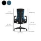 Modern Removable Arms Chair Adjustable Seat Height Slide Chair