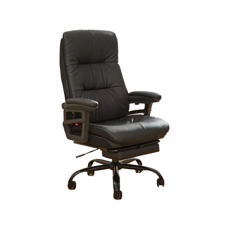 Padded Arms Office Chair Tilt Mechanism No Distressing Ergonomic Slide Chair Clearhalo 'furn' 'furn_office_chair' 'Furniture' 'Office Chairs' 'Office Furniture' 'office_chair' 7486406