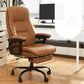 Padded Arms Office Chair Tilt Mechanism No Distressing Ergonomic Slide Chair Brown 1 Piece Clearhalo 'furn' 'furn_office_chair' 'Furniture' 'Office Chairs' 'Office Furniture' 'office_chair' 7486408