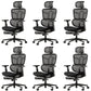 Removable Arms Office Chair Tilt Mechanism Ergonomic Desk Chair with Wheels