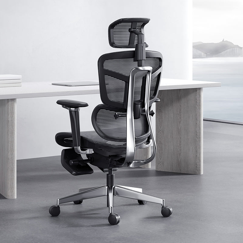 Removable Arms Office Chair No Distressing Ergonomic Desk Chair with Wheels Clearhalo 'furn' 'furn_office_chair' 'Furniture' 'Office Chairs' 'Office Furniture' 'office_chair' 7486485