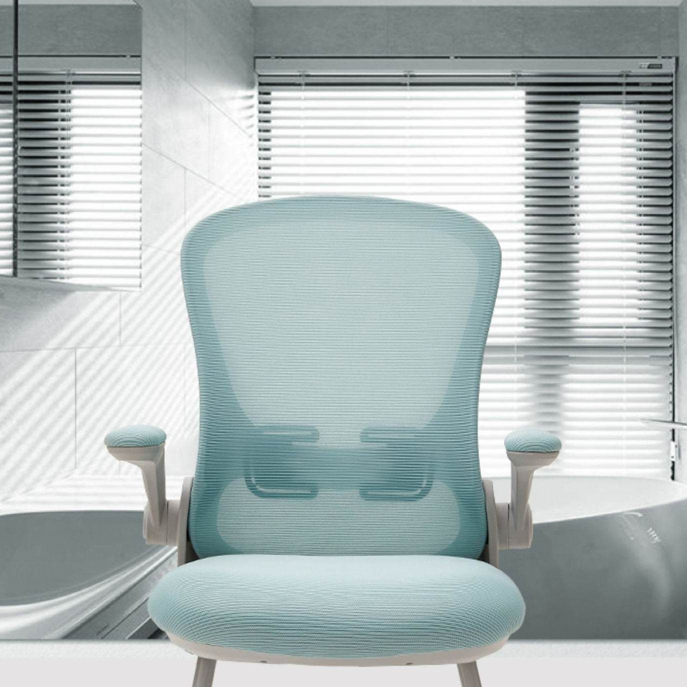 Sedia moderna per ufficio armi rimovibile nessuna sedia ergonomica angosciante