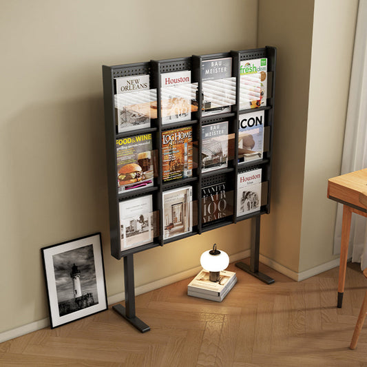 Moderne stijl gesloten back -boekenplank standaard metalen boekenkast met planken