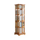 Moderne stijl Open Back Bookshelf Standaard massief houten boekenkast met planken