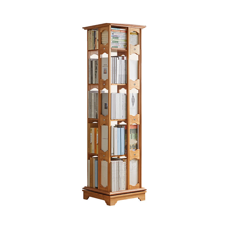 Moderne stijl Open Back Bookshelf Standaard massief houten boekenkast met planken