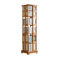Moderne stijl Open Back Bookshelf Standaard massief houten boekenkast met planken