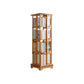Moderne stijl Open Back Bookshelf Standaard massief houten boekenkast met planken