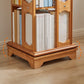 Moderne stijl Open Back Bookshelf Standaard massief houten boekenkast met planken