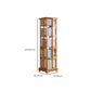 Moderne stijl Open Back Bookshelf Standaard massief houten boekenkast met planken